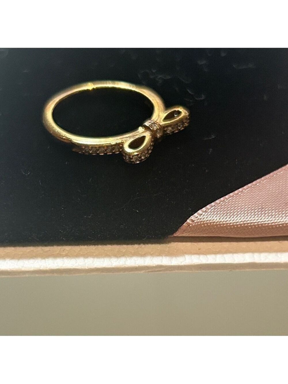 Pandora Rose Gold Bow Ring - Picture 5 of 6